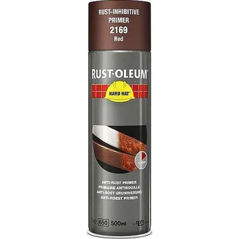 Barva ve spreji Rust-Oleum Antikorozní základový nátěr ve spreji HARD HAT 500 ml červený, RO.2169
