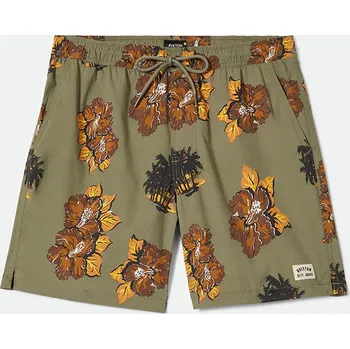 Pánské kraťasy BRIXTON kraťasy - Everyday Hybrid Short 7in Olive Surplus Floral (OLVSF)
