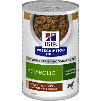 Pro kočku Hill's Prescription Diet Canine Stew Metabolic kuře, zelenina konzerva 354 g