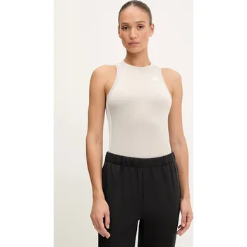 Dámské tričko Tréninkový top adidas Performance Train Essentials béžová barva, JE8696 01X, vel. S