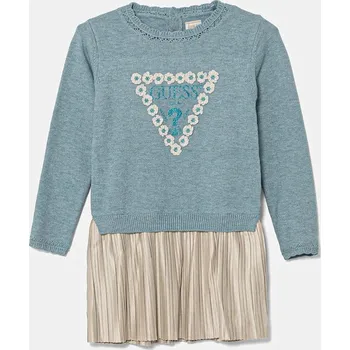 Dívčí šaty Dívčí šaty Guess K5YK08.Z3OS0.9BYA modrá 55X, vel. 122-125