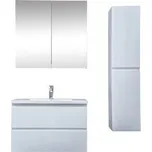 Swiss aqua technologies Koupelnová skříňka s umyvadlem SAT B-Way 79x50x45 cm bílá lesk KSETBWAY18