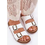 Dámské Kožené Pantofle S Průhledy Inblu AA0002KU Barva: Bílá, Velikost: 37