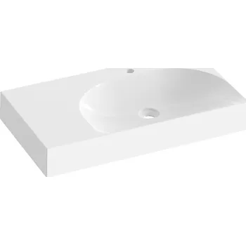 Umyvadlo Ravak Umyvadlo Lite 80x45 cm otvor pro baterii, bez přepadu XJXL1280001