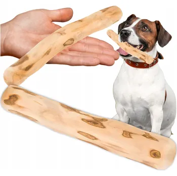 Hračka pro psa KLACEK PŘÍRODNÍ LÍČNÍ HRAČKA 24CM DŘEVĚNÁ HRAČKA DŘEVĚNÁ HRAČKA
