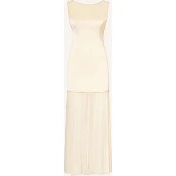 Dámské šaty Malina Dámské Saténové Šaty Karla Ze Směsi Materiálů,...