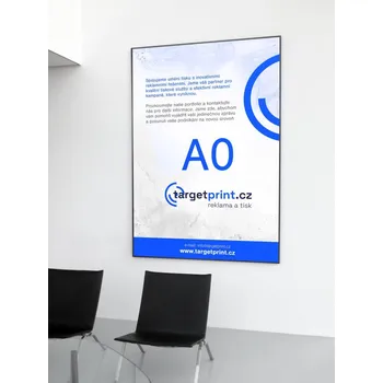 Plakát A0 - 250g (jednostranný tisk) 400 ks (A0 - jednostranný tisk)