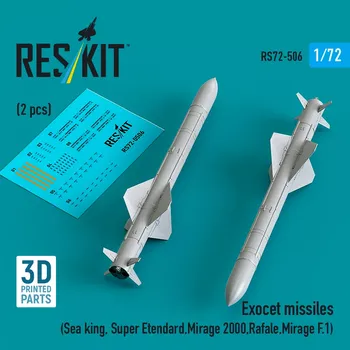 Plastikový model Reskit 1/72 Exocet missiles (2 pcs.)