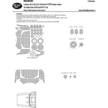 Plastikový model New Ware 1/48 Mask Antonov An-2/An-2CX Colt BASIC (HOBBYB)