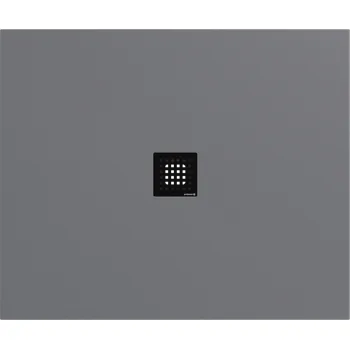 Sprchová vanička Polysan FLEXIA vanička z litého mramoru s možností úpravy rozměru, 120x100cm, šedá mat