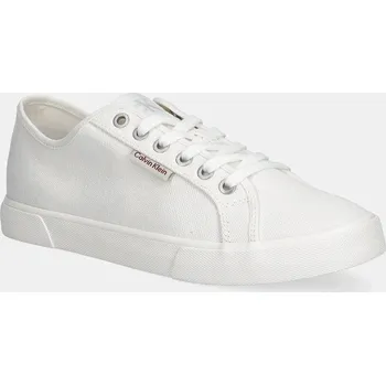 Pánská obuv Tenisky Calvin Klein Jeans ESS VULC LOW MG CV bílá barva, YM0YM01301 00X, EUR 44