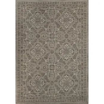 Koberec Vopi Kusový koberec Flat 21193-ivory/silver/taupe (Varianta: 60 x 110 cm)