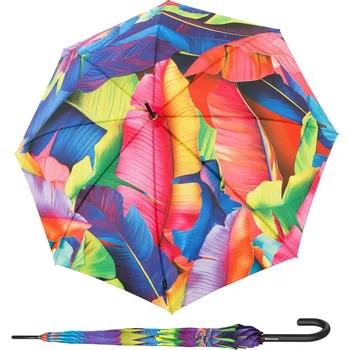 Deštník Knirps T.760 Palm Multicolor - elegantní holový vystřelovací deštník