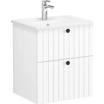 Šatní skříň Vitra Koupelnová skříňka s umyvadlem Root 60x67x46 cm bílá mat ROOTG60WINTS