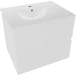 Naturel Koupelnová skříňka s umyvadlem Verona 60x50x45,5 cm bílá mat VERONA60BMU3