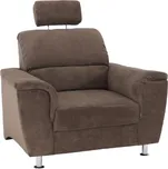 Tempo Kondela Křeslo, hnědá látka, SANTIAGO