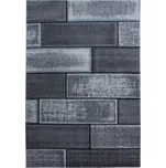 Vopi Kusový koberec Plus 8007 black (Varianta: 280 x 370 cm)