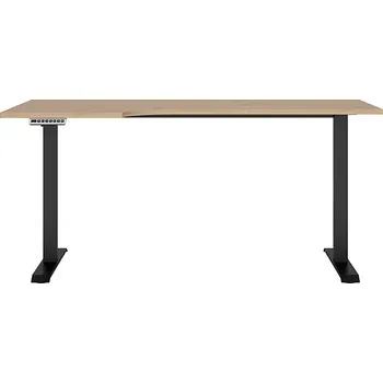 Počítačový stůl Brwcz SPACE OFFICE BIU/160/90/B/L (elektrické polohování) dub artisan
