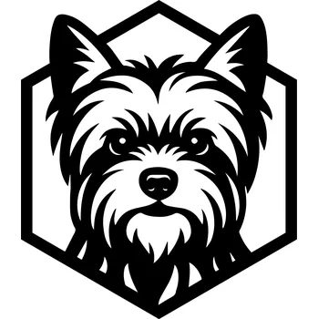 Dřevěná dekorace JORKŠÍR - hexagon