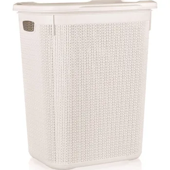 Koš na prádlo Brilanz Koš na špinavé prádlo ratan 50l 55x43x34cm PH KRÉM