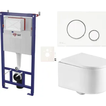 Siko Závěsný wc set do lehkých stěn / předstěnová SAT SSREX7270K