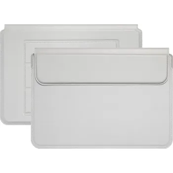 brašna na notebook Pouzdro / stojánek pro Apple MacBook Pro / Air - 13" / 14" - umělá kůže - šedé