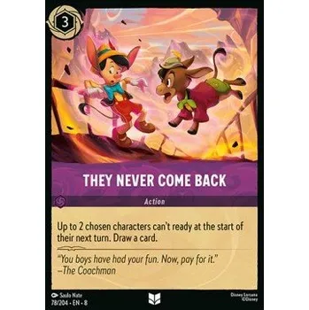 Karetní hra They Never Come Back 078/204 - Reign of Jafar Typ karty: Standard