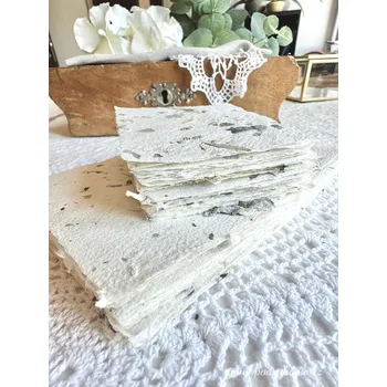 Umělecký papír Pod Rukama Ruční papír recykl bylinkový A6 120 g