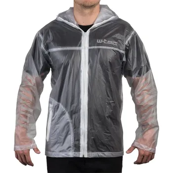 Pláštěnka W-tec Moto pláštěnka Lighty (Velikost: 3XL, Barva: transparentní)