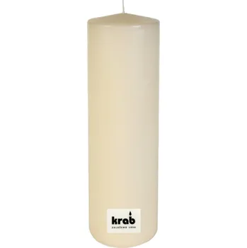 Svíčka Nohel garden Svíčka VÁLEC lisovaný vosk béžová d10x35cm