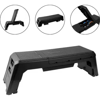 Posilovací lavice Insportline Nastavitelná aerobic step lavice AeroBench (Barva: černá)