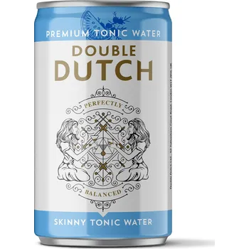 Limonáda Double Dutch Skinny Tonic Water Plech 0,15l