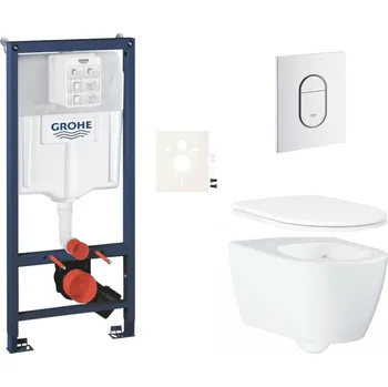 Klozet Grohe Závěsný wc set do lehkých stěn / předstěnová montáž Essence SIKOGRSESASH0