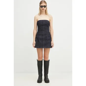 Dámské šaty Džínové šaty KSUBI Hotline tmavomodrá barva, mini, WFA24DR002 59X, vel. XS