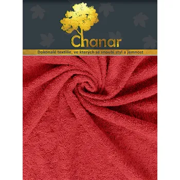 Prostěradlo Top textil Prostěradlo Froté Lux 160x200 cm červená