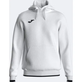 Pánská mikina JOMA OLIMPIADA MIKINA S KAPUCÍ UNISEX - Bílá - velikost 4XL