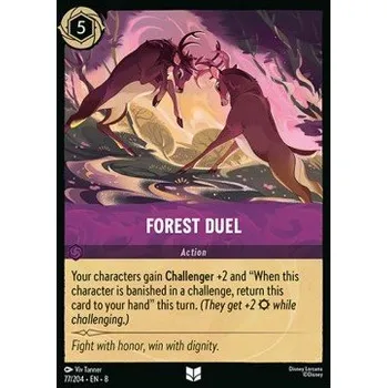 Karetní hra Forest Duel 077/204 - Reign of Jafar Typ karty: Standard