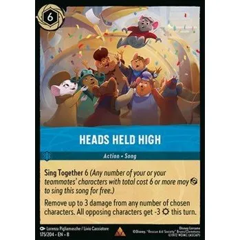 Sběratelská karetní hra Heads Held High 175/204 - Reign of Jafar Typ karty: Standard