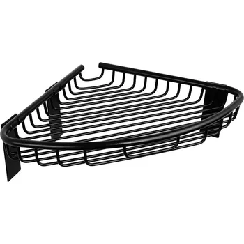 Sanela Rohová polička černá SLZD25N