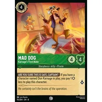 Karetní hra Mad Dog 093/204 - Reign of Jafar Typ karty: Foil