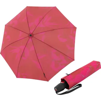 Deštník Knirps T.200 Medium Duomatic Garden Scarlet - elegantní plně automatický deštník