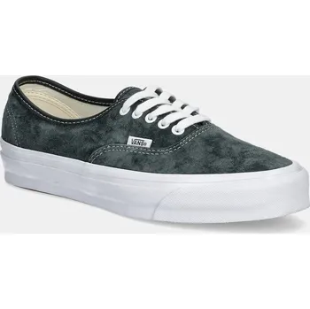 Pánské tenisky Semišové tenisky Vans Premium Classics LX Authentic Reissue 44 zelená barva, VN0007QZPRM1 79X, EUR 47