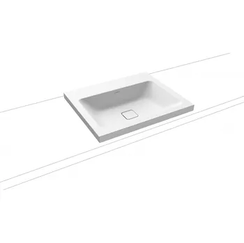 Umyvadlo Kaldewei Umyvadlo na desku Cono 3083 60x50 cm alpská bílá bez otvoru pro baterii, bez přepadu 901906003001
