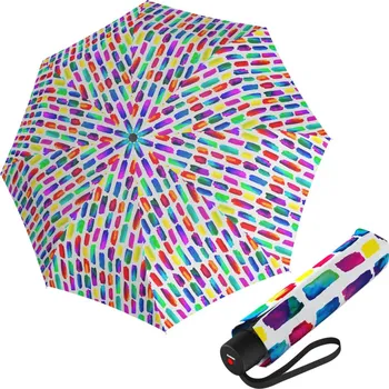 Deštník Knirps A.050 medium manual create crystal - elegantní skládací deštník