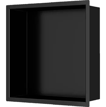 Swiss aqua technologies Vestavná polička SAT Aurum černá matná 33x33 cm SATAURN3030MB