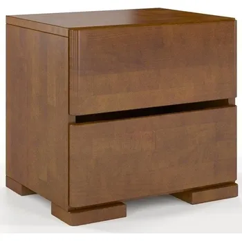 Noční stolek Visby Noční stolek Sandemo High 2S, buk (Barva: Ořech)