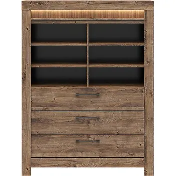 Knihovna Brwcz TORIN REG3S dub ribbeck