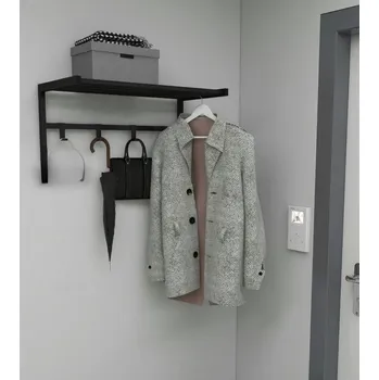 Věšák Casarredo Nástěnný věšák FRANZ barva černá