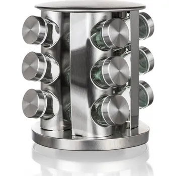 Kořenka Banquet Kořenka AKCENT skl.+kov.(12ks) s otoč.stojánkem nerez