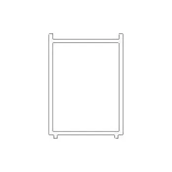 Swiss aqua technologies Rozšiřovací profil ke sprchovým dveřím SAT TEX NDTEXROZP195